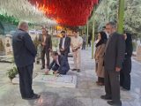 از خدمتگزاری حرم رضوی تا دفاع از وطن؛ ادای احترام به شهدای مدافع وطن در خرم‌آباد